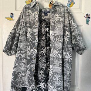 Vintage Big Dogs Men's Hawaiian Shirt (S/M)